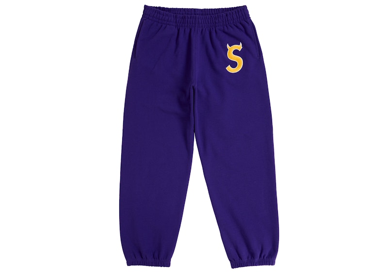 Supreme Devil S Logo Sweatpant Purple Men's - SS26 - US