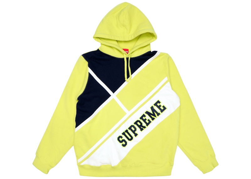 中古品Ｌ Supreme Diagonal Hooded Sweatshirt パーカー