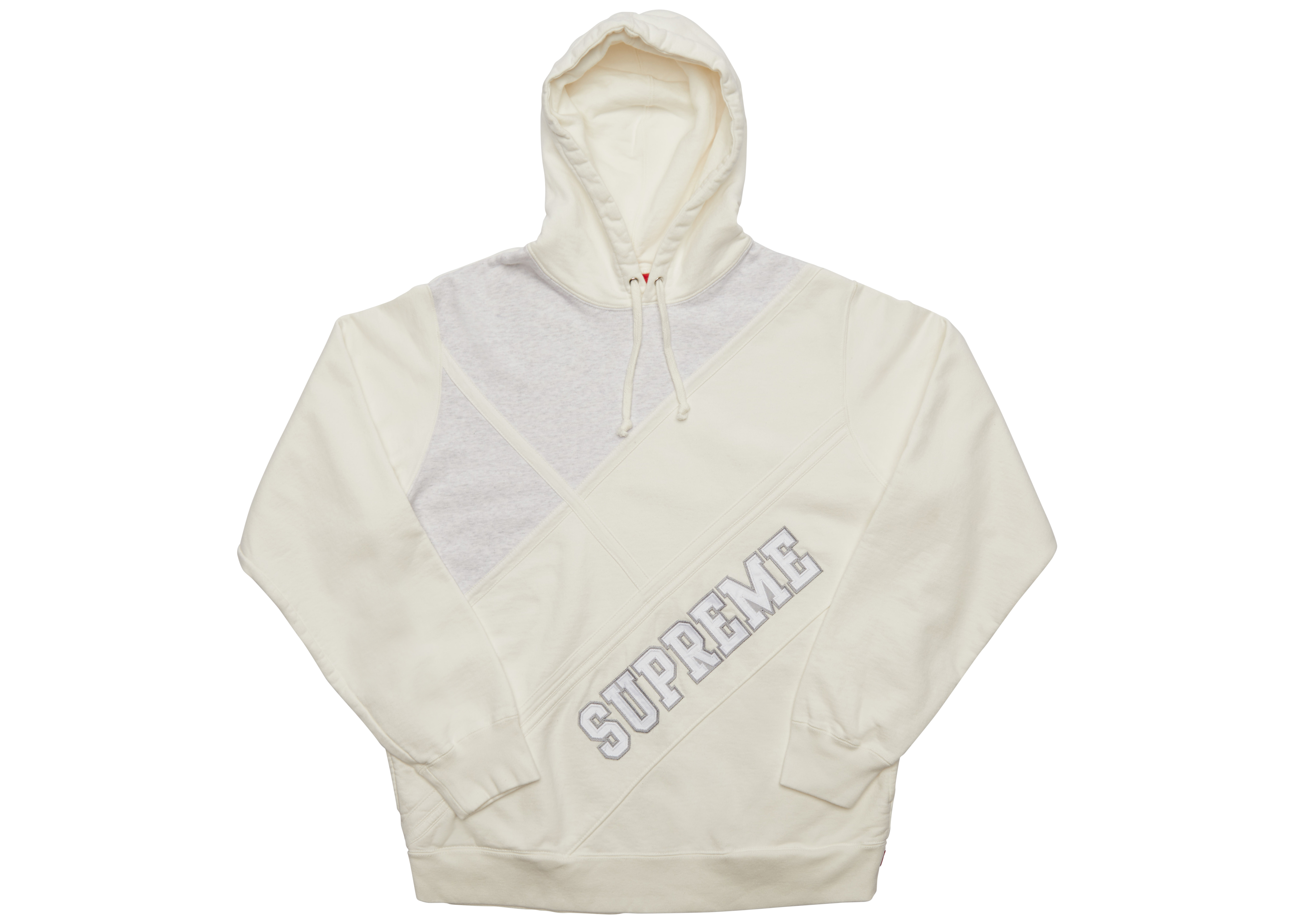 supreme diagonal hooded sweatshirt