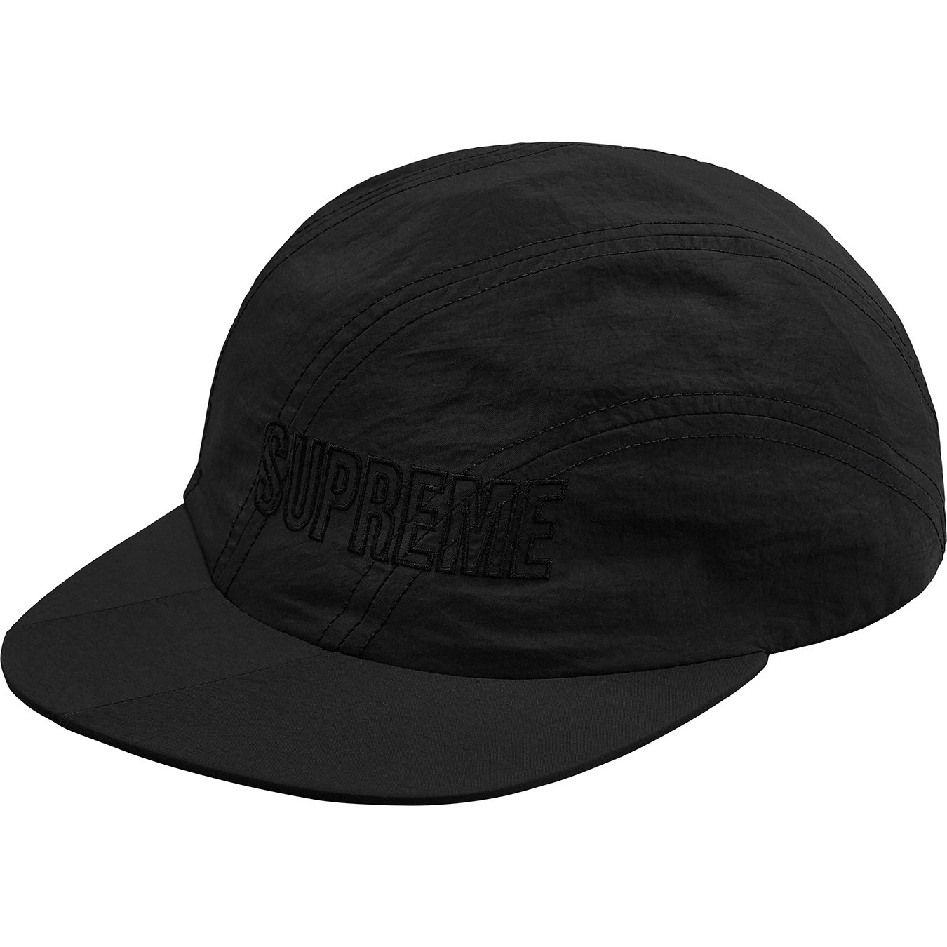 Supreme Diagonal Stripe Nylon Hat Black - SS18 - JP