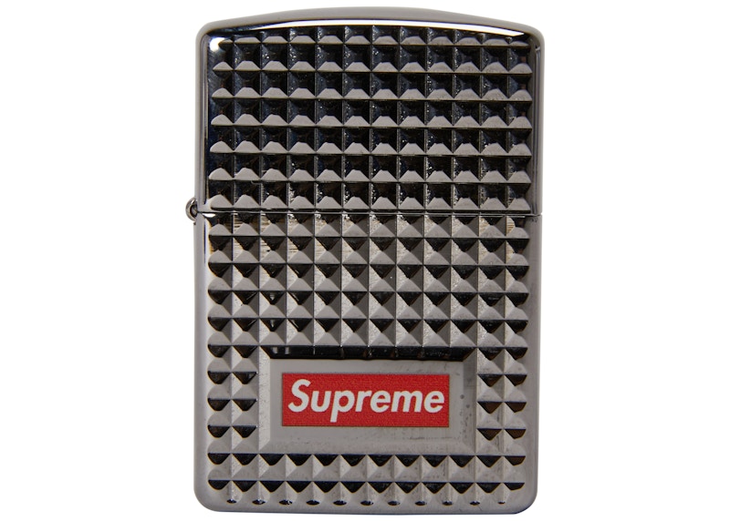 Supreme Diamond Cut Zippo Silver