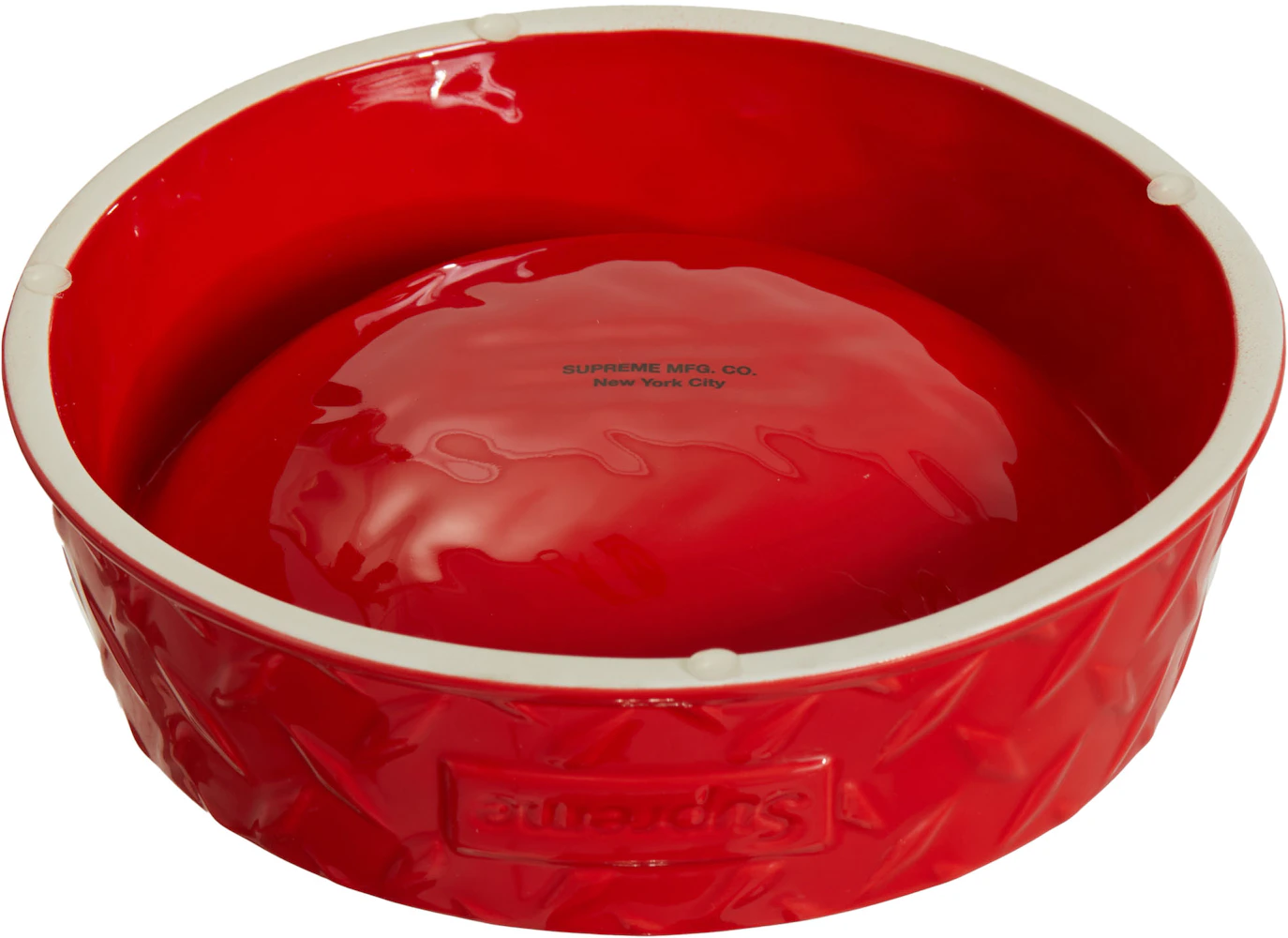Dog Bowl - Red - Plastic - Salty Dog T-Shirt Factory