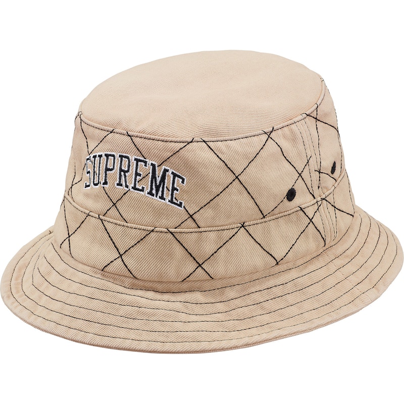 Supreme Diamond Stitch Crusher Beige - FW18 - GB