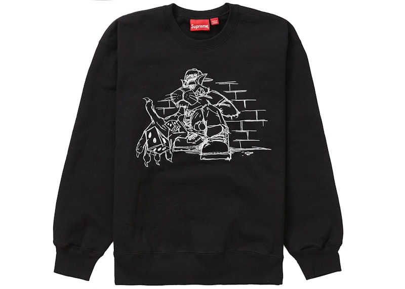 Supreme Embossed Sweater Black Men's - FW22 - US