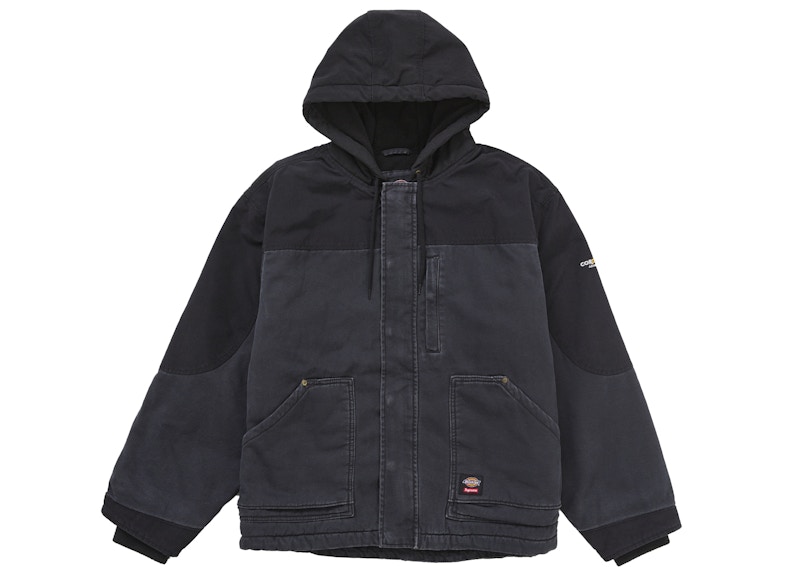 supreme dickies Hooded Work Jacket 黒S Supreme Dickies Cordura Hooded Work Jacket Black Denim Men's