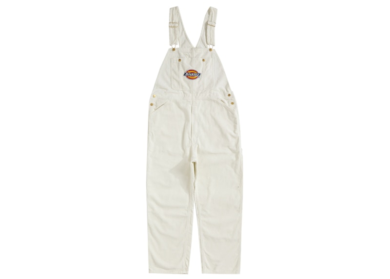 Supreme Dickies Corduroy Overalls White - FW22 Men's - US