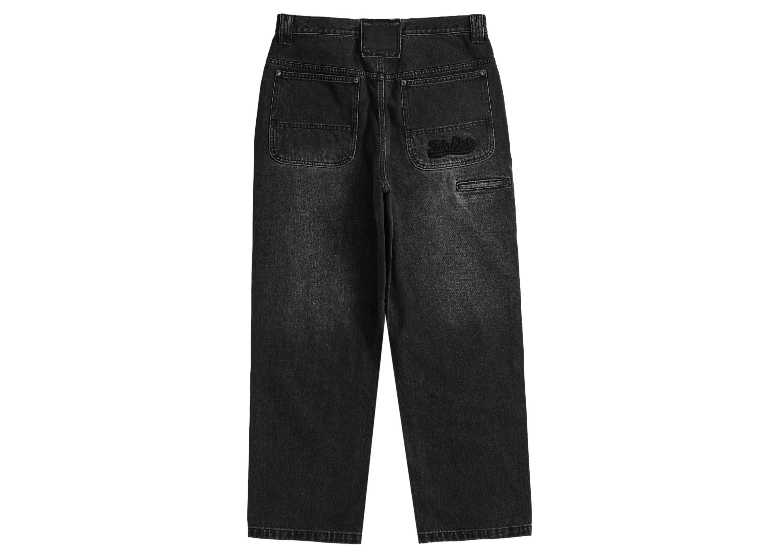 Supreme Dickies Double Knee Baggy Jean Washed Black