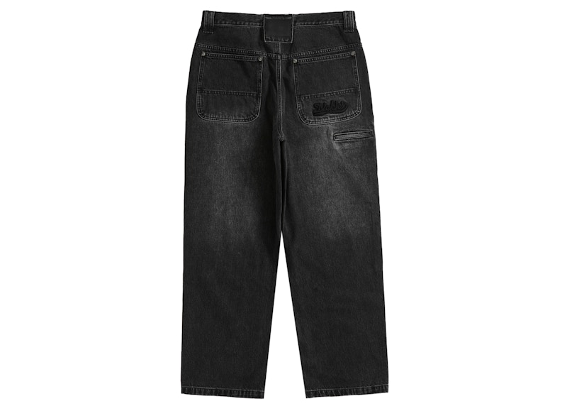 Supreme Dickies Double Knee Baggy Jean Washed Black Men's - FW23 - US