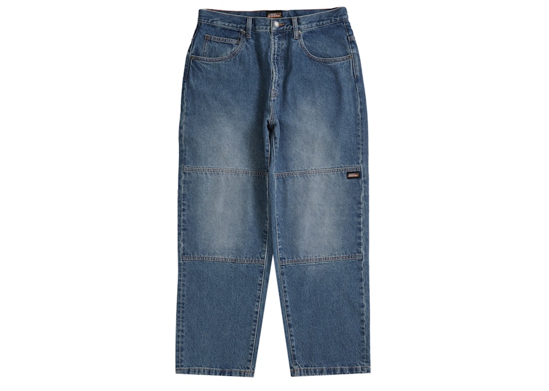 Supreme Dickies Double Knee Baggy Jean Washed Indigo メンズ - FW23 ...