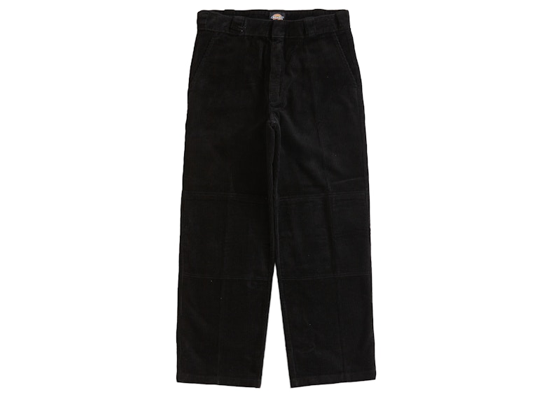 Supreme Dickies Double Knee Corduroy Work Pant Black Men's - FW22 - GB