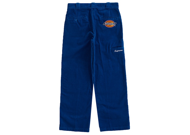 Supreme Dickies Double Knee Corduroy Work Pant Royal Men's 