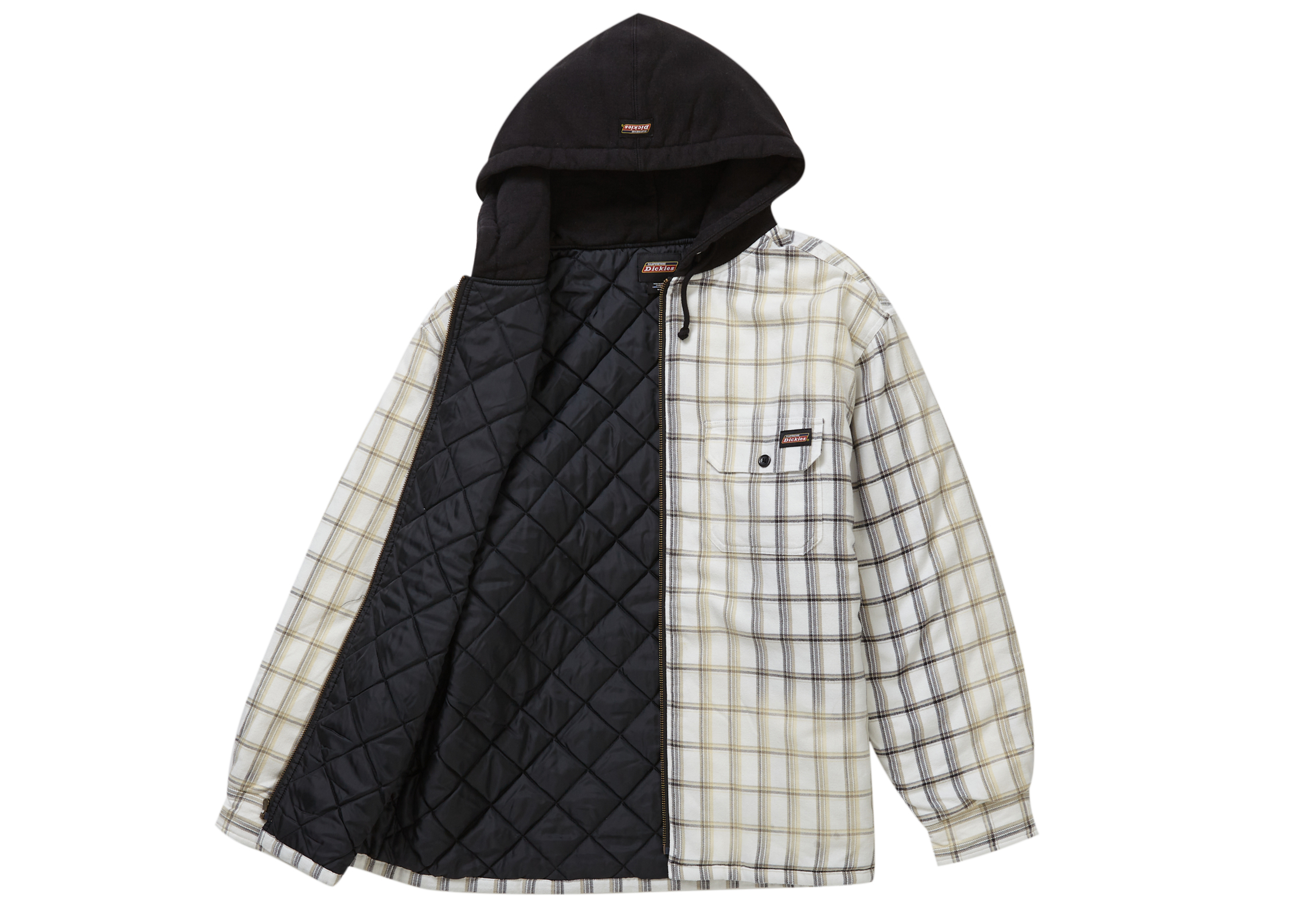 店にて先行発売 Supreme/Dickies Plaid Hooded Zipup Shirt | www