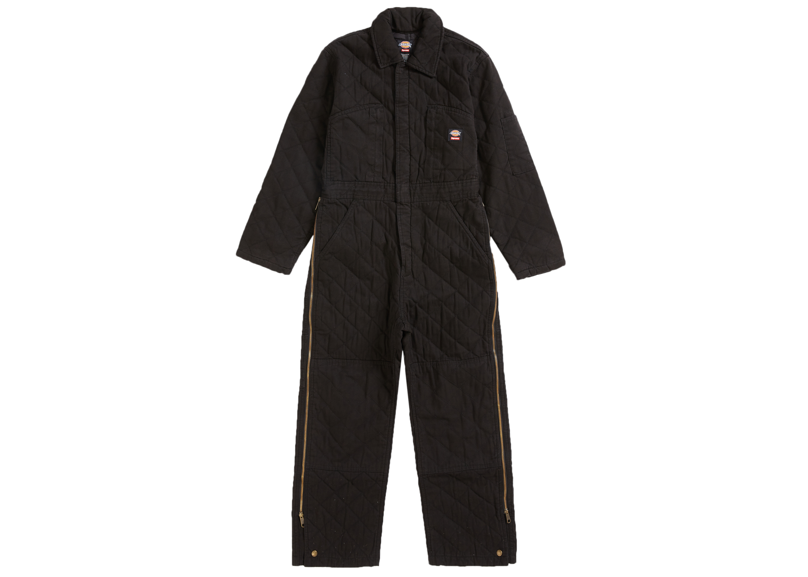 Supreme Dickies Quilted Denim Coverall Black - FW21 Men's - US
