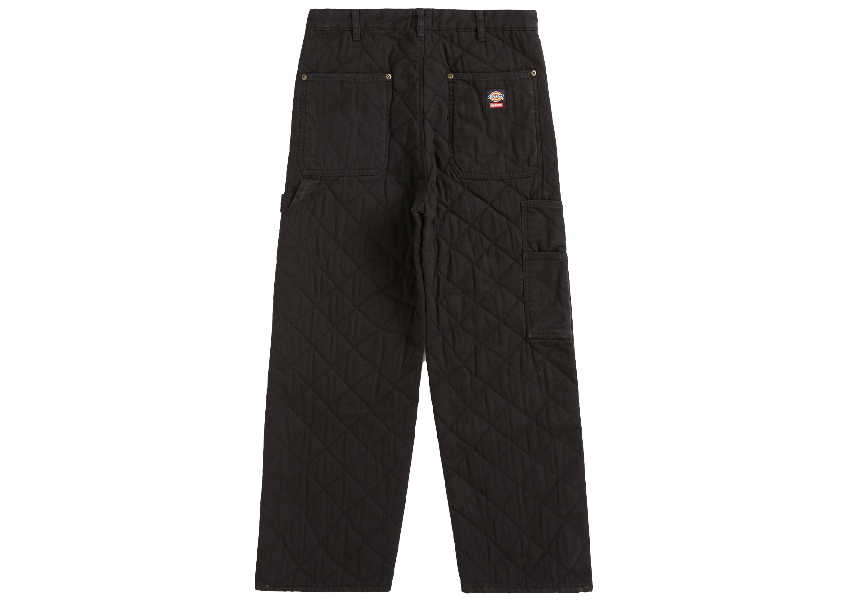 Supreme Dickies Quilted Double Knee Painter Pant Black