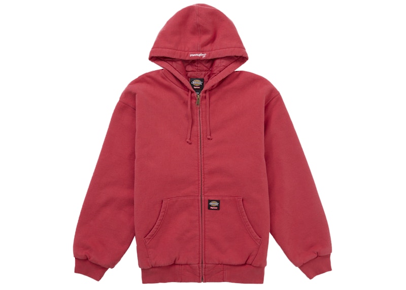 Supreme Dickies Quilted Lined Zip Up Hooded Sweatshirt (FW25