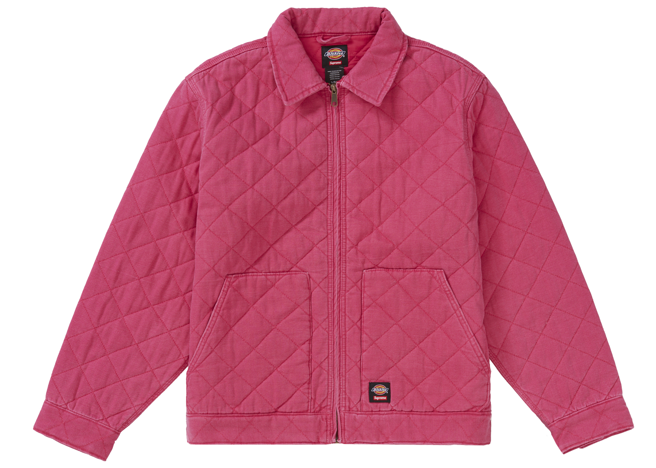 Supreme Dickies Quilted Work Jacket Pink Men's - FW21 - US