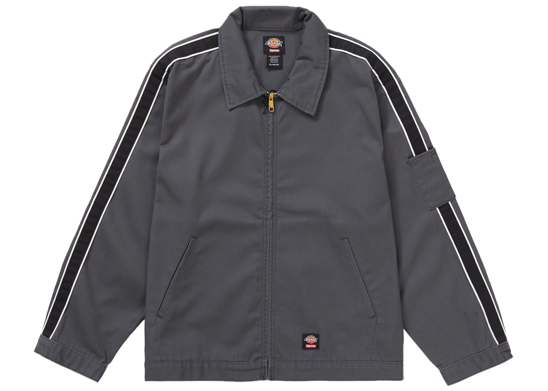 Supreme Dickies Stripe Eisenhower Jacket Charcoal