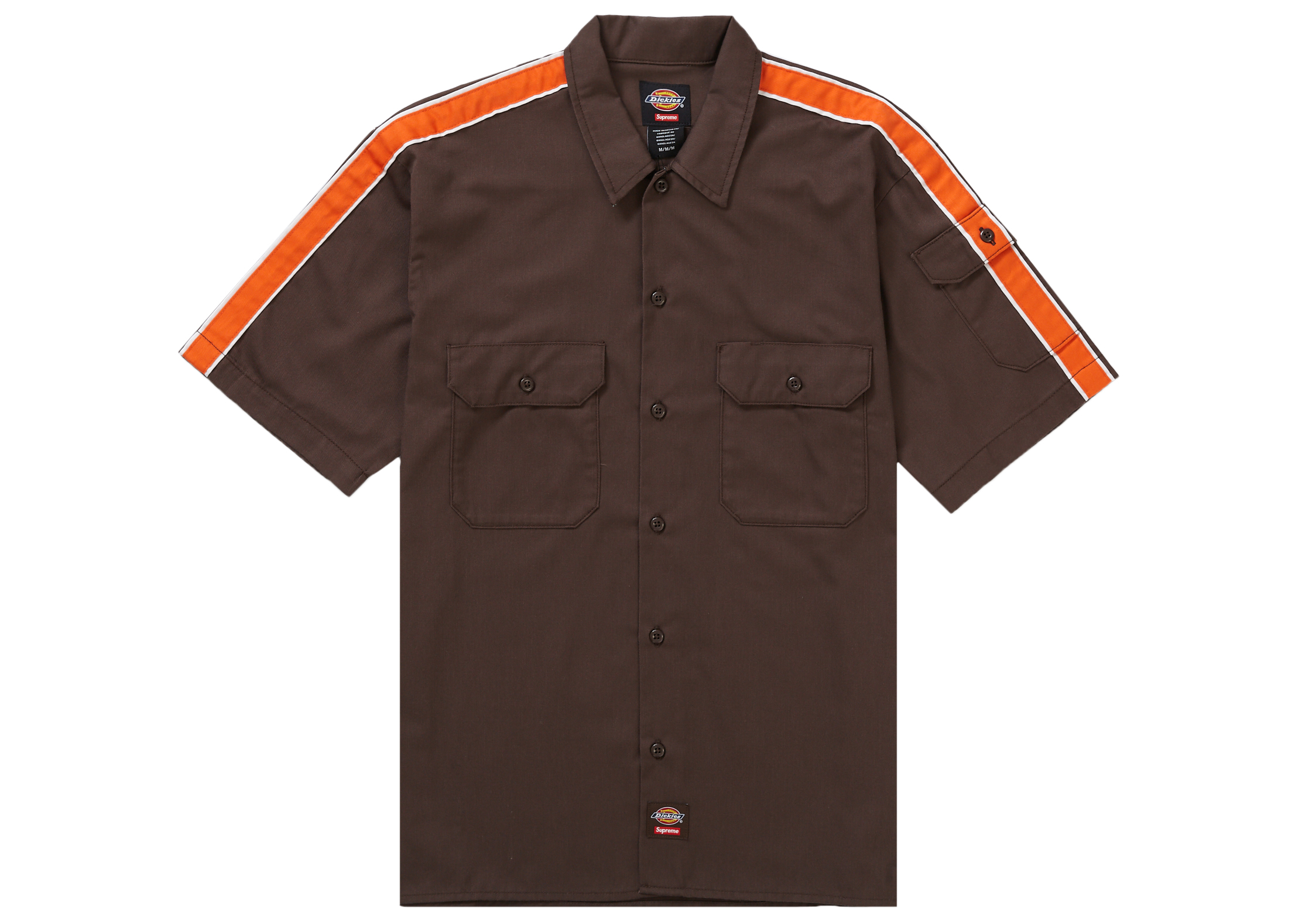 Supreme Dickies Stripe S/S Work Shirt Brown 男装- SS22 - CN