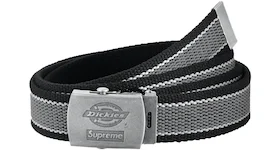 Supreme Dickies Stripe Webbing Belt Black