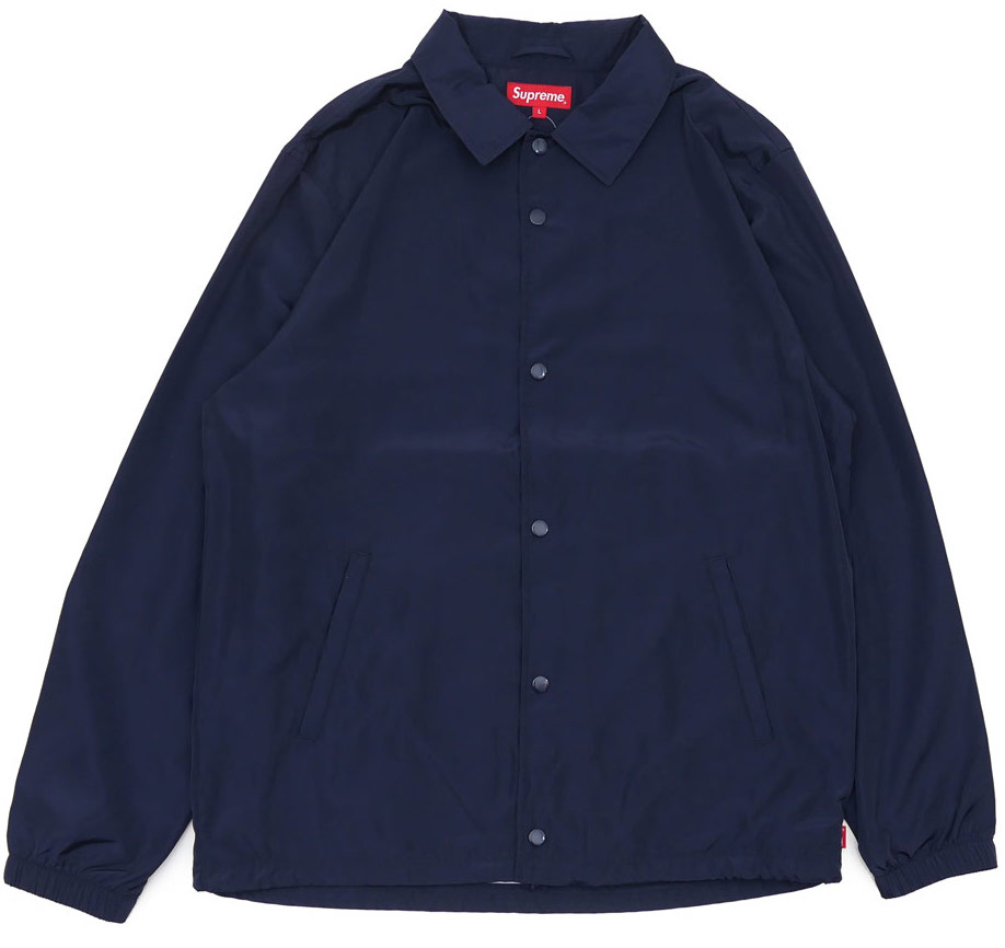 Supreme Digi Coaches Jacket Navy Men's - SS17 - US