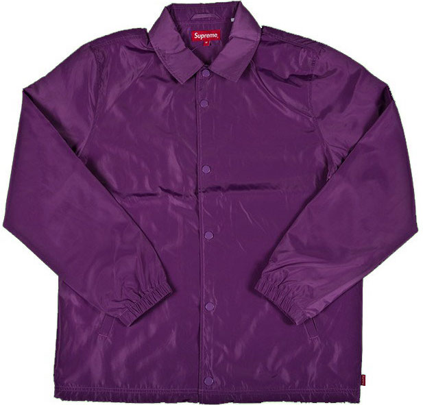 Supreme Digi Coaches Jacket Purple メンズ - SS17 - JP