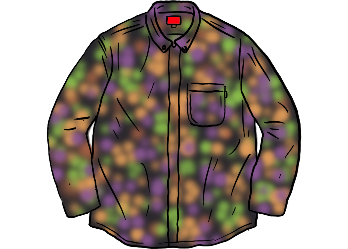 Supreme corduroy shirt gold Clearance