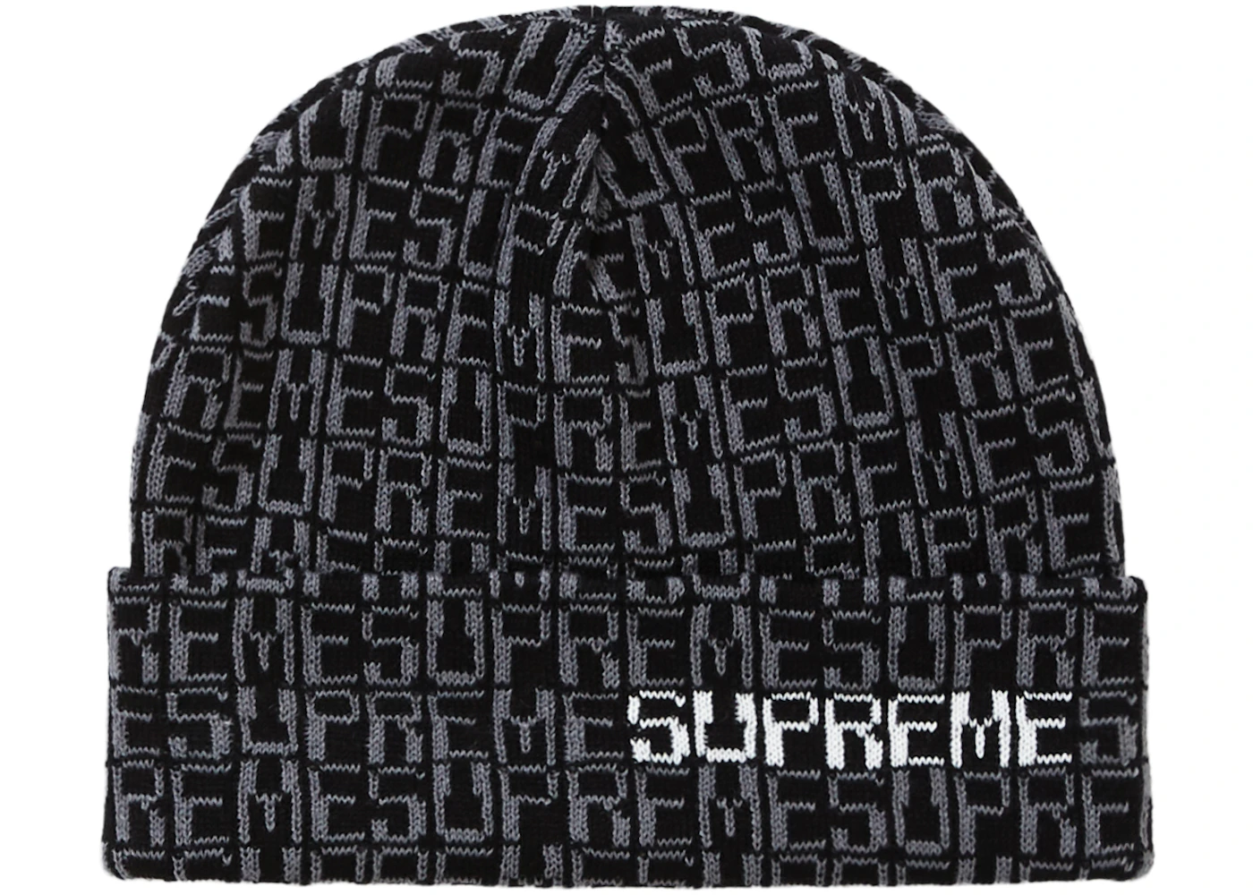 Supreme Digital Beanie Black Men's FW19 US - Main Image