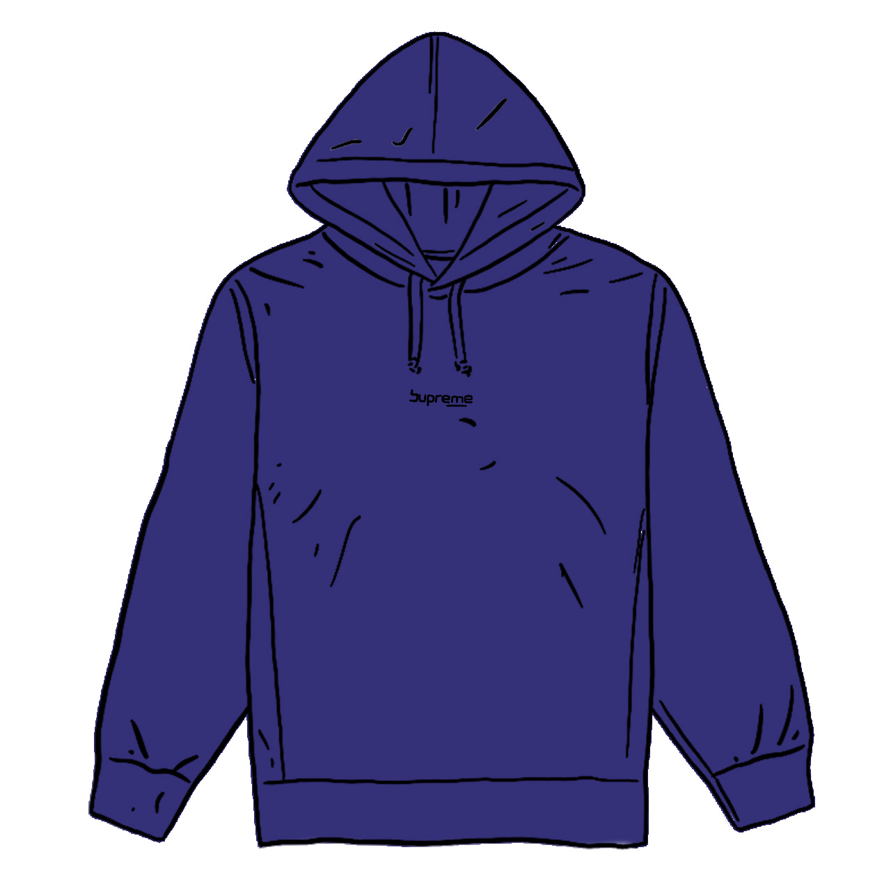 Supreme S Logo Hooded Sweatshirt (SS20) Dark Royal