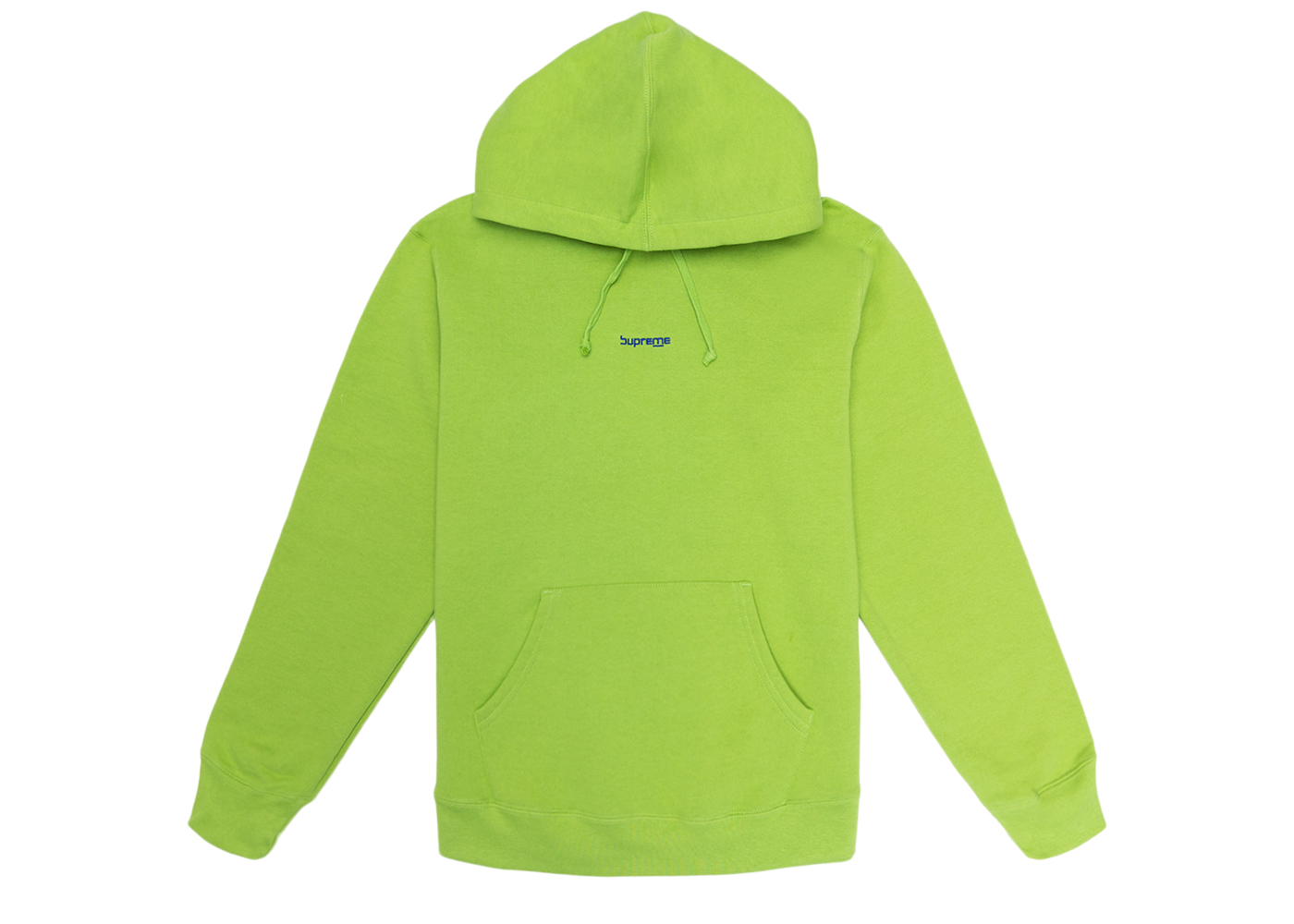 Supreme Digital Logo Hooded Sweatshirt Lime Men's - SS20 - US