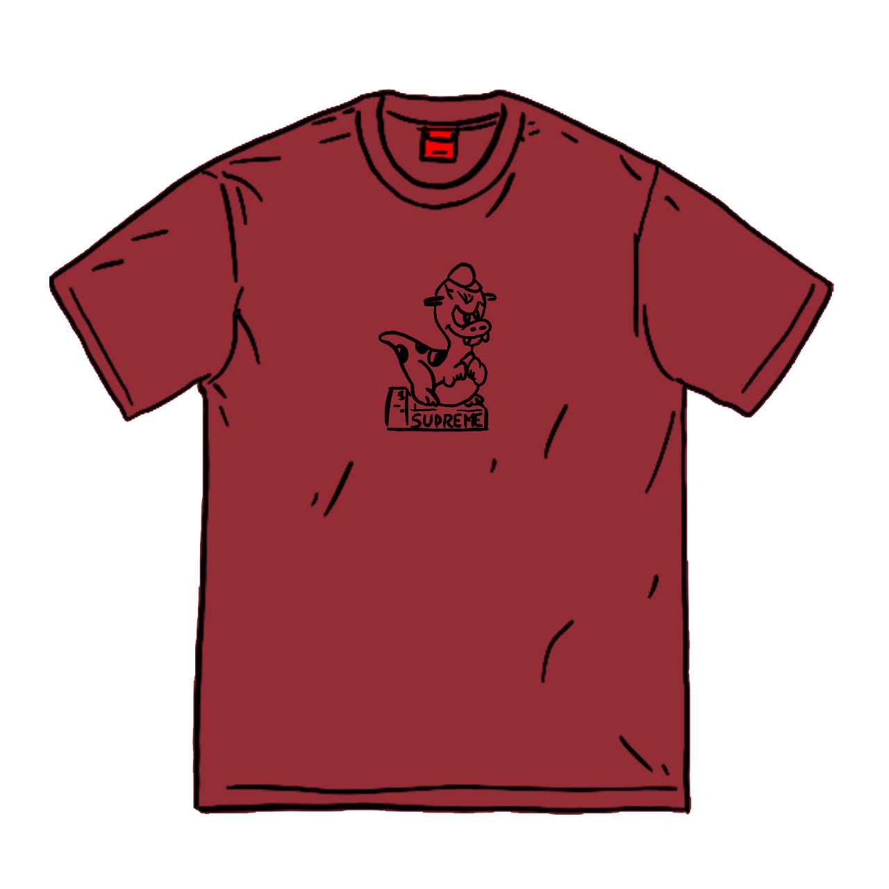 受注製作Sサイズ Supreme Dinosaur Tee Tie Dye Tシャツ/カットソー(半袖/袖なし)