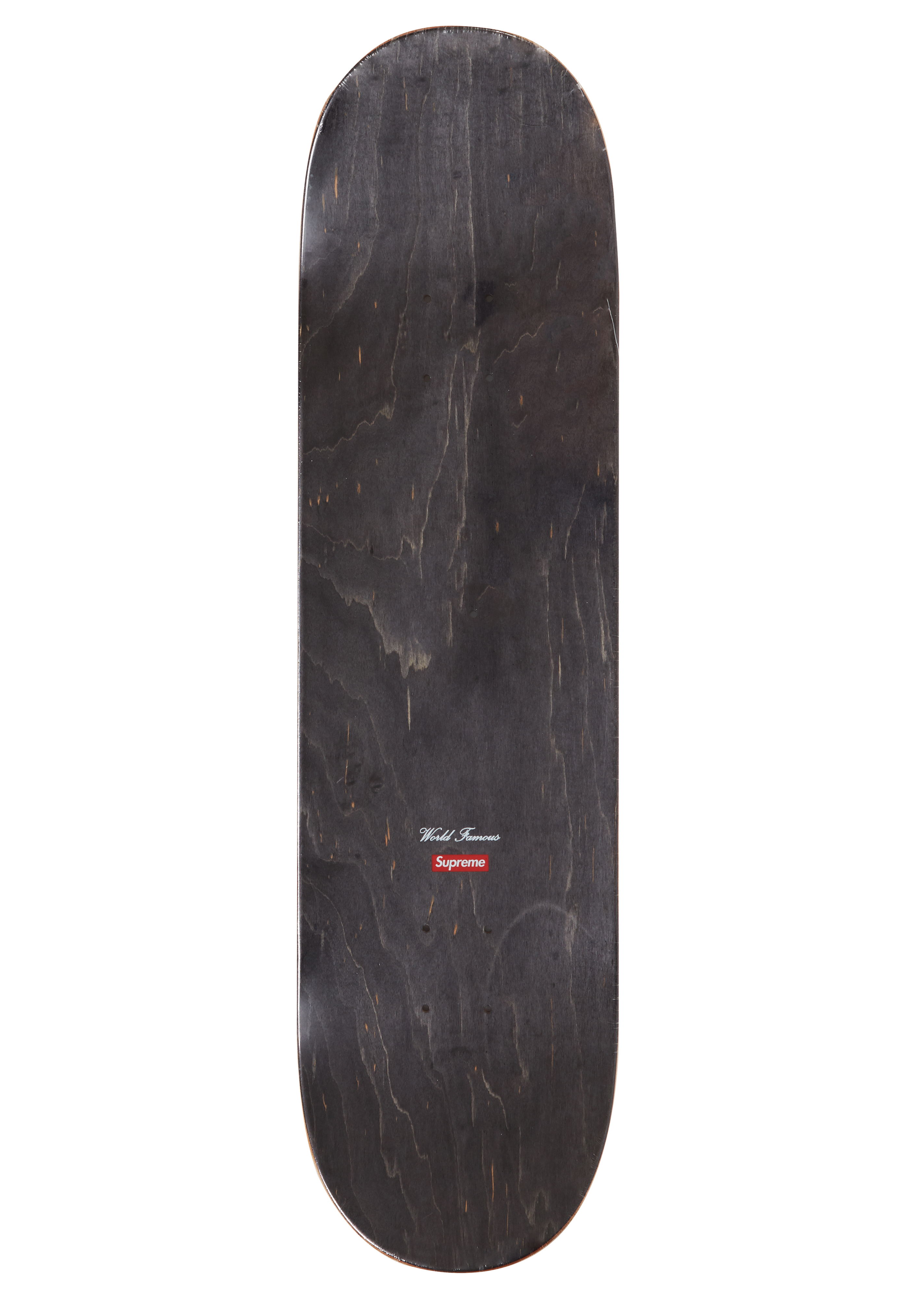Supreme Distorted Logo Skateboard Deck Black - SS20 - US