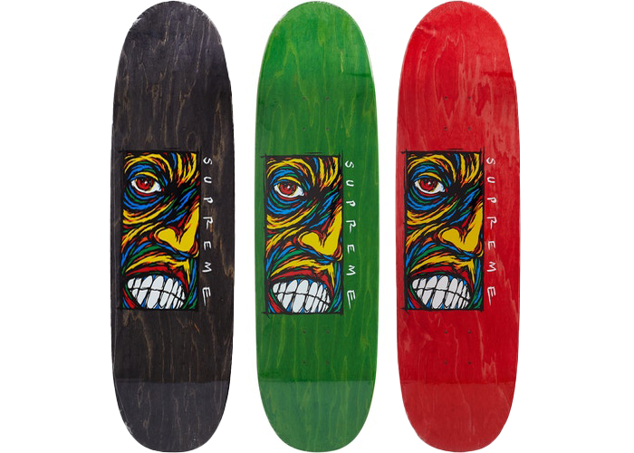 Supreme Gonz Ramm Skateboard Deck Green/Purple/Red/Yellow Set - US