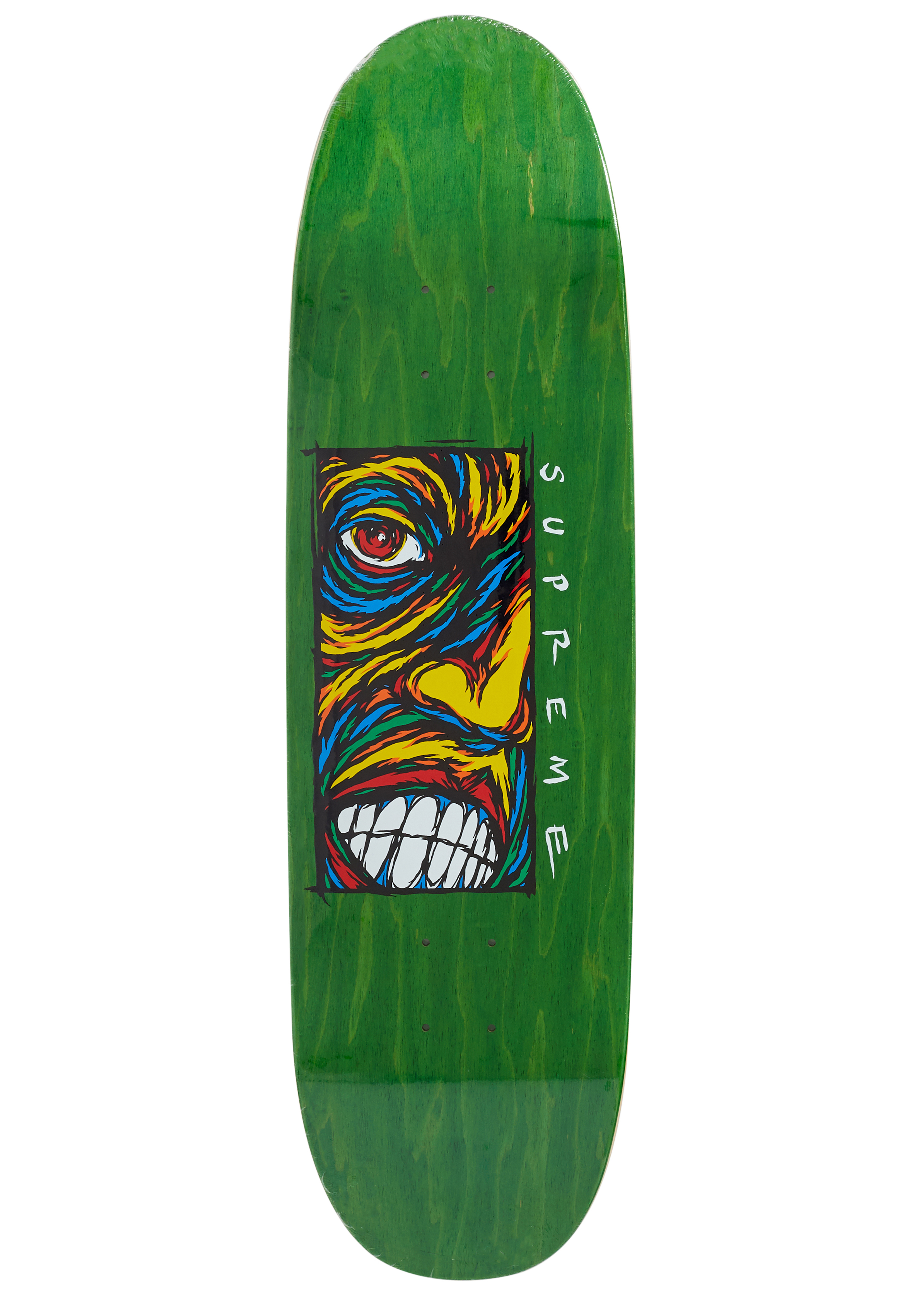 Supreme Disturbed Skateboard Deck Lime