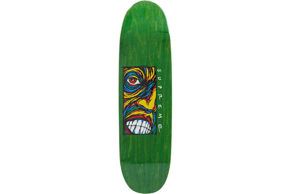 Supreme Disturbed Skateboard Deck Lime