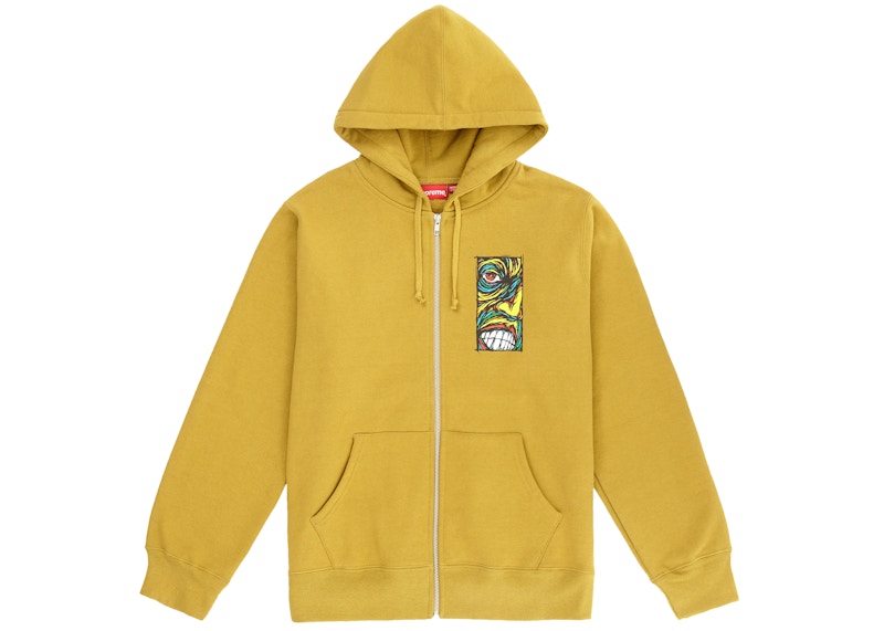 supreme disturbed zip up hoodie