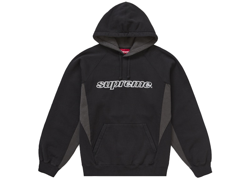 Supreme Division Hooded Sweatshirt Black Men's - FW24 - US