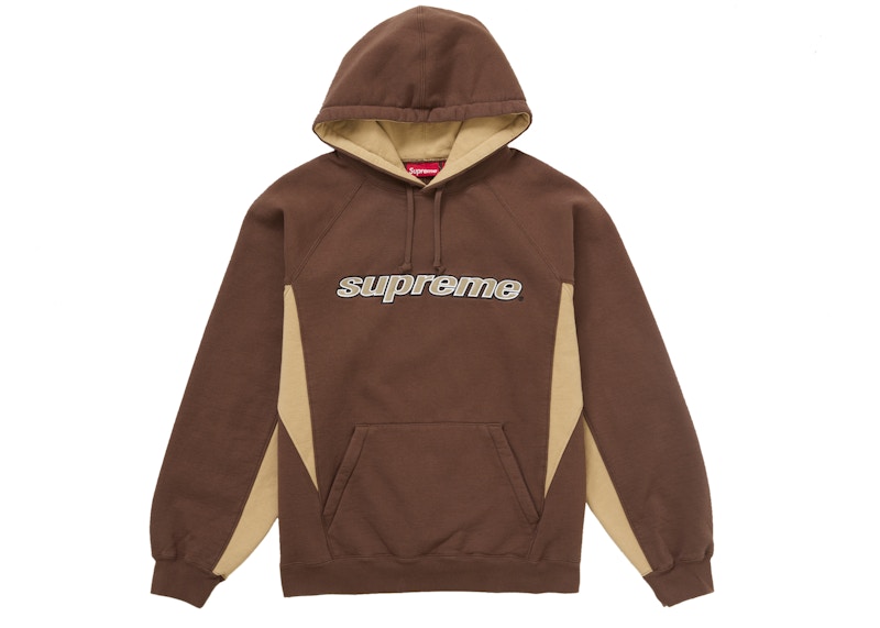 Supreme Division Hooded Sweatshirt Brown Men's - FW24 - US