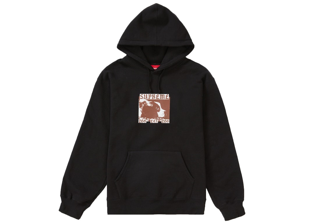 Pre-owned Supreme Dog Eat Dog Hooded Sweatshirt Black