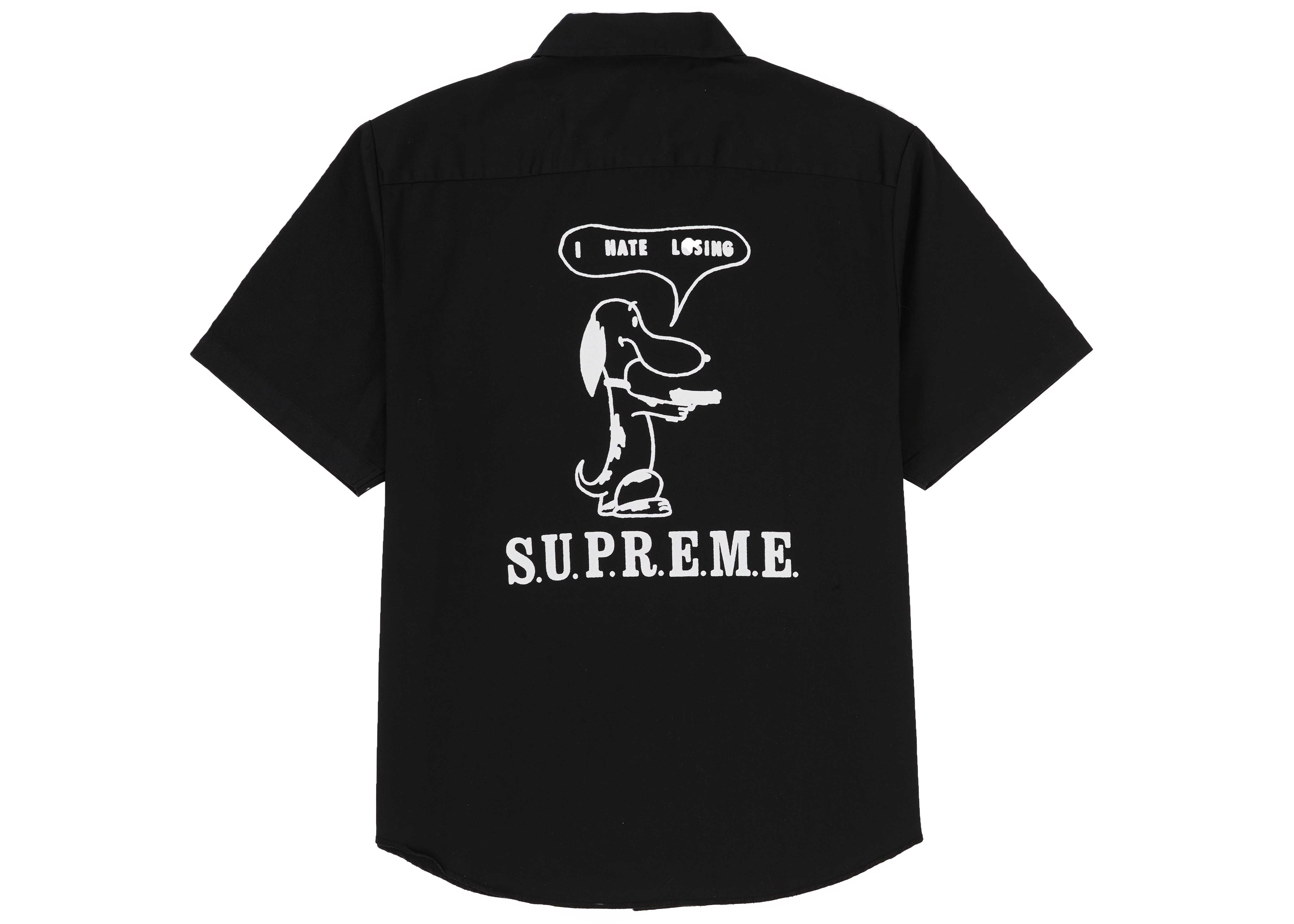Supreme Dog S/S Work Shirt Black Men's - SS21 - US