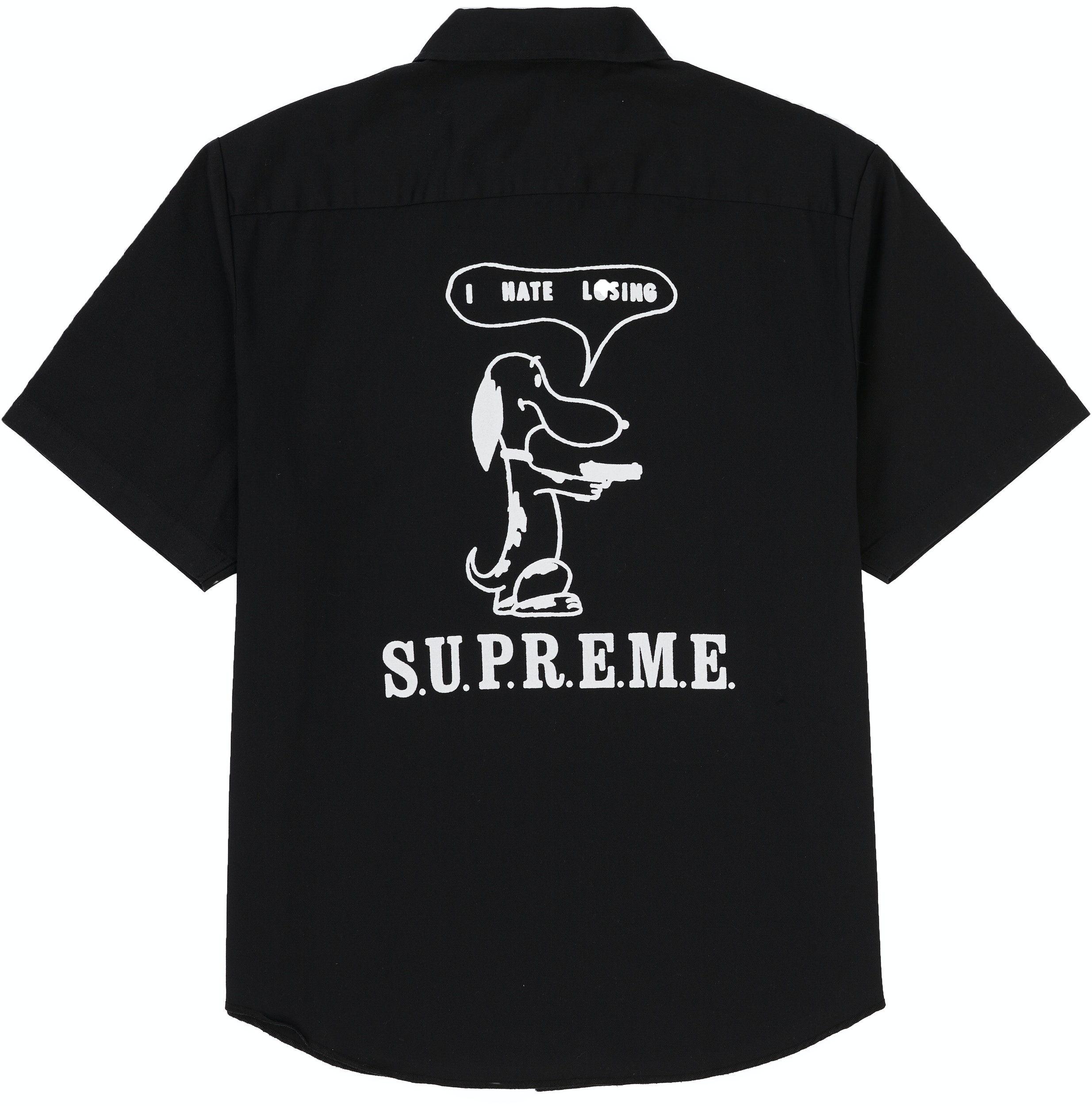 Supreme Dog S/S Work Shirt Black - SS21
