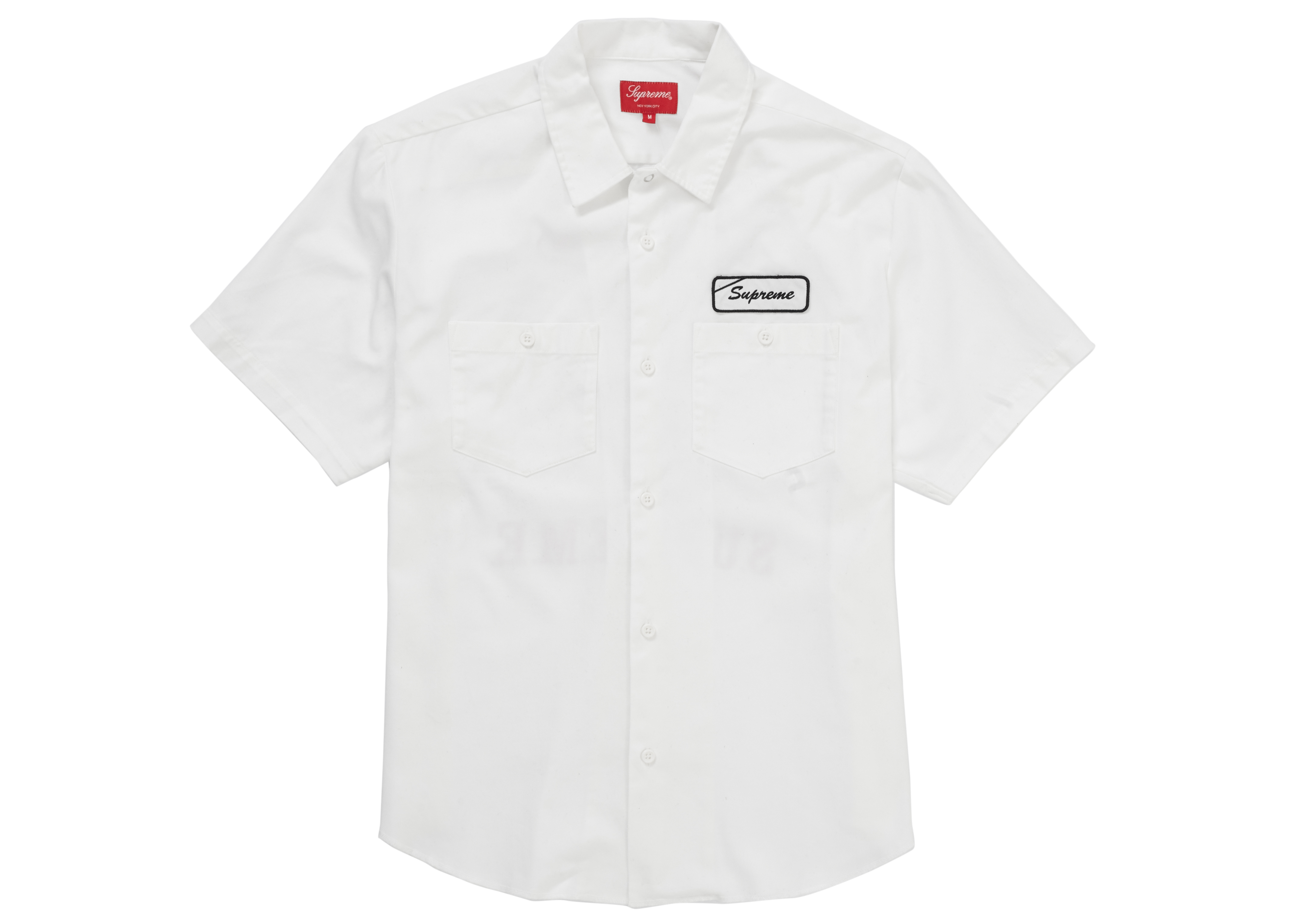 Supreme Dog S/S Work Shirt White Men's - SS21 - US