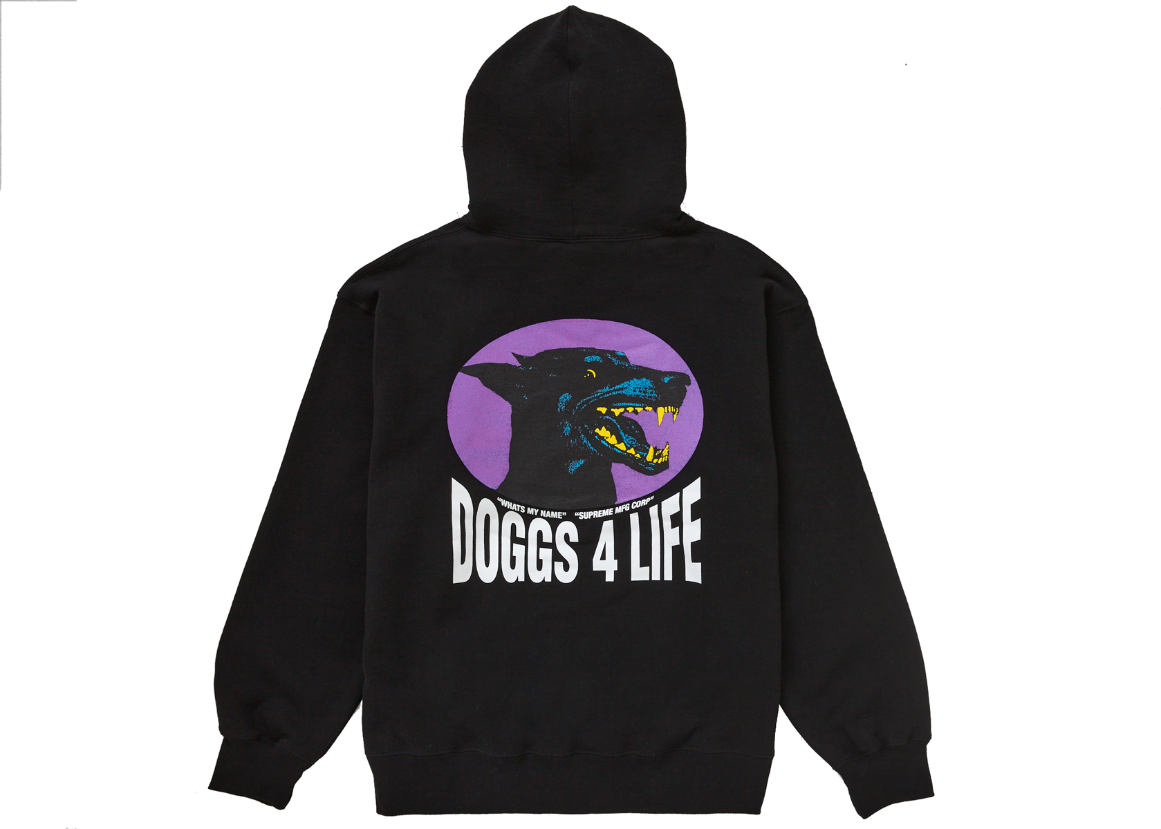 Supreme Doggs Hooded Sweatshirt Black