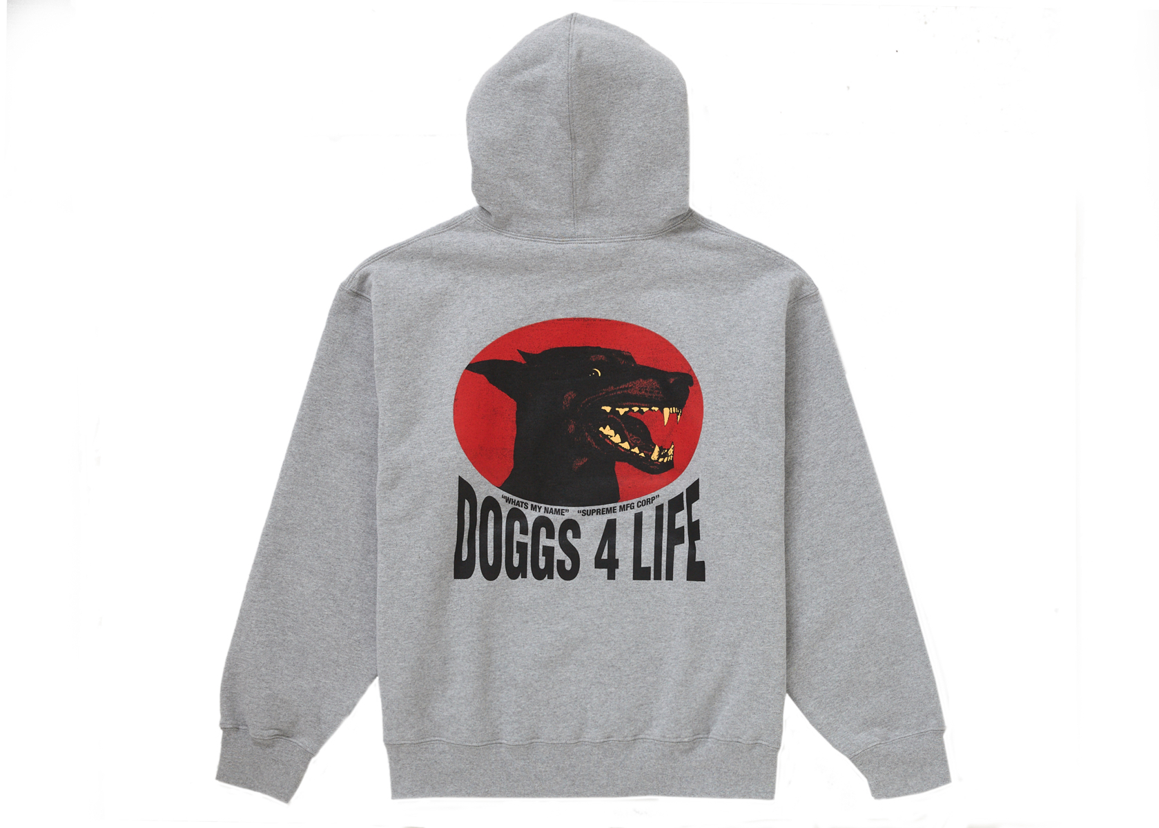 Supreme Doggs Hooded Sweatshirt Heather Grey Men's - SS24 - US