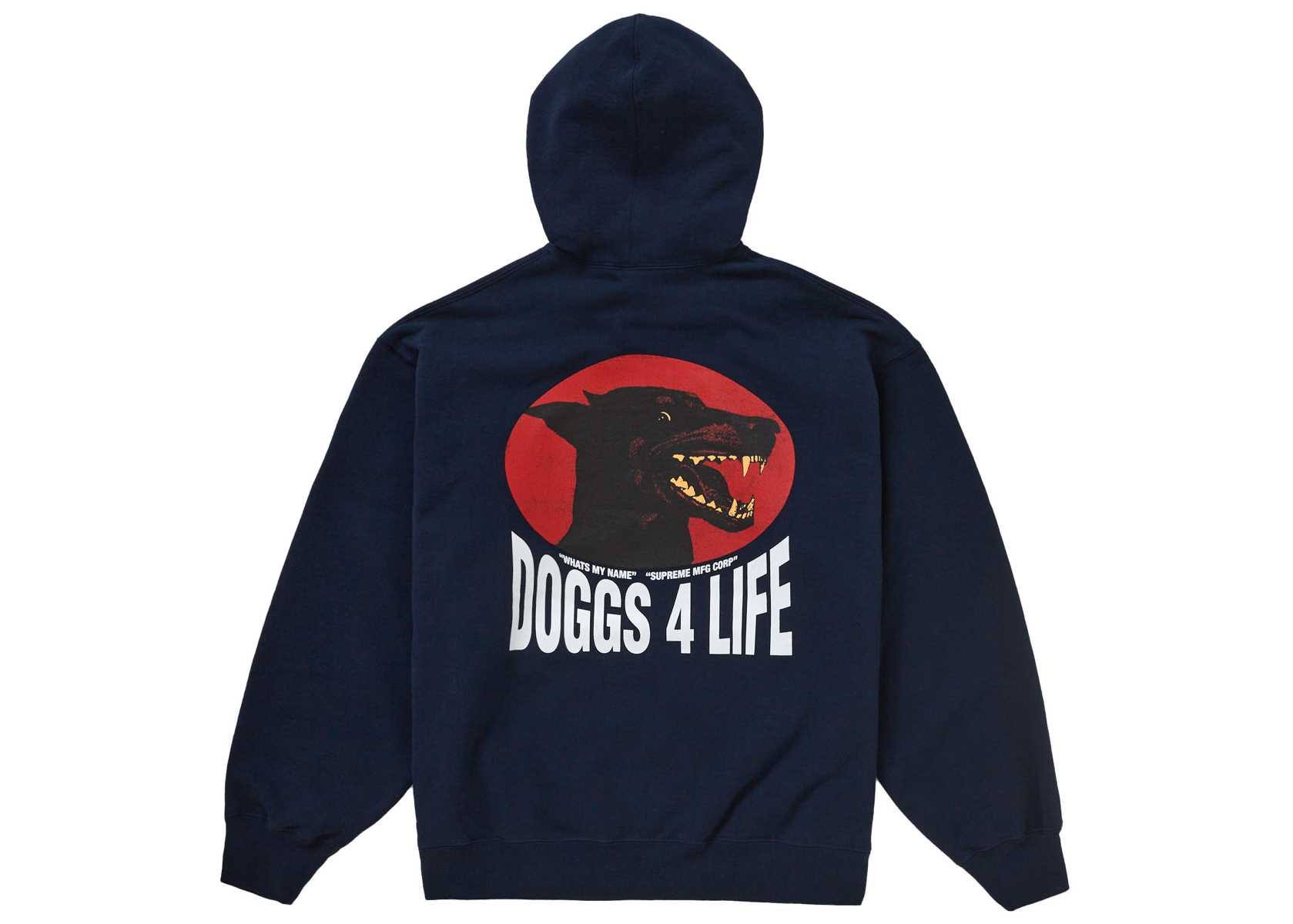 Supreme Doggs Hooded Sweatshirt Navy Men's - SS24 - US