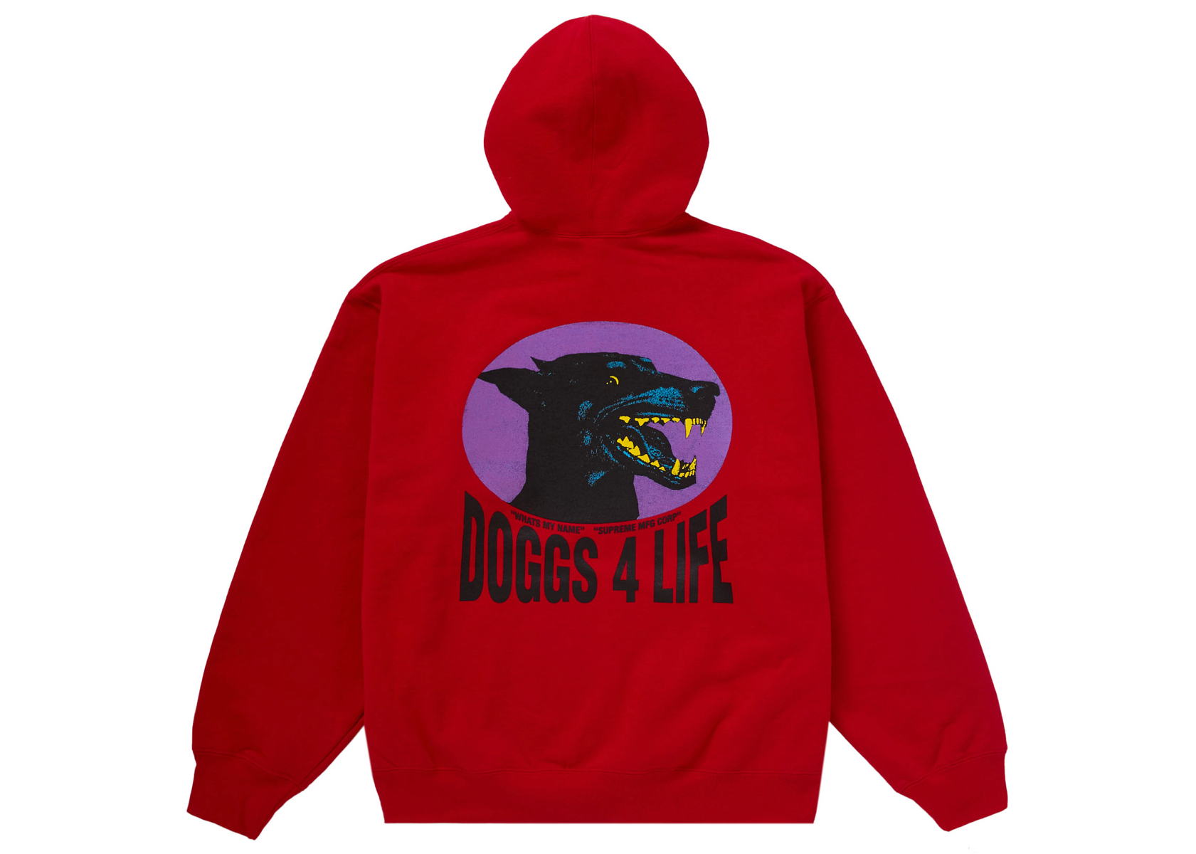 Supreme Doggs Hooded Sweatshirt Red