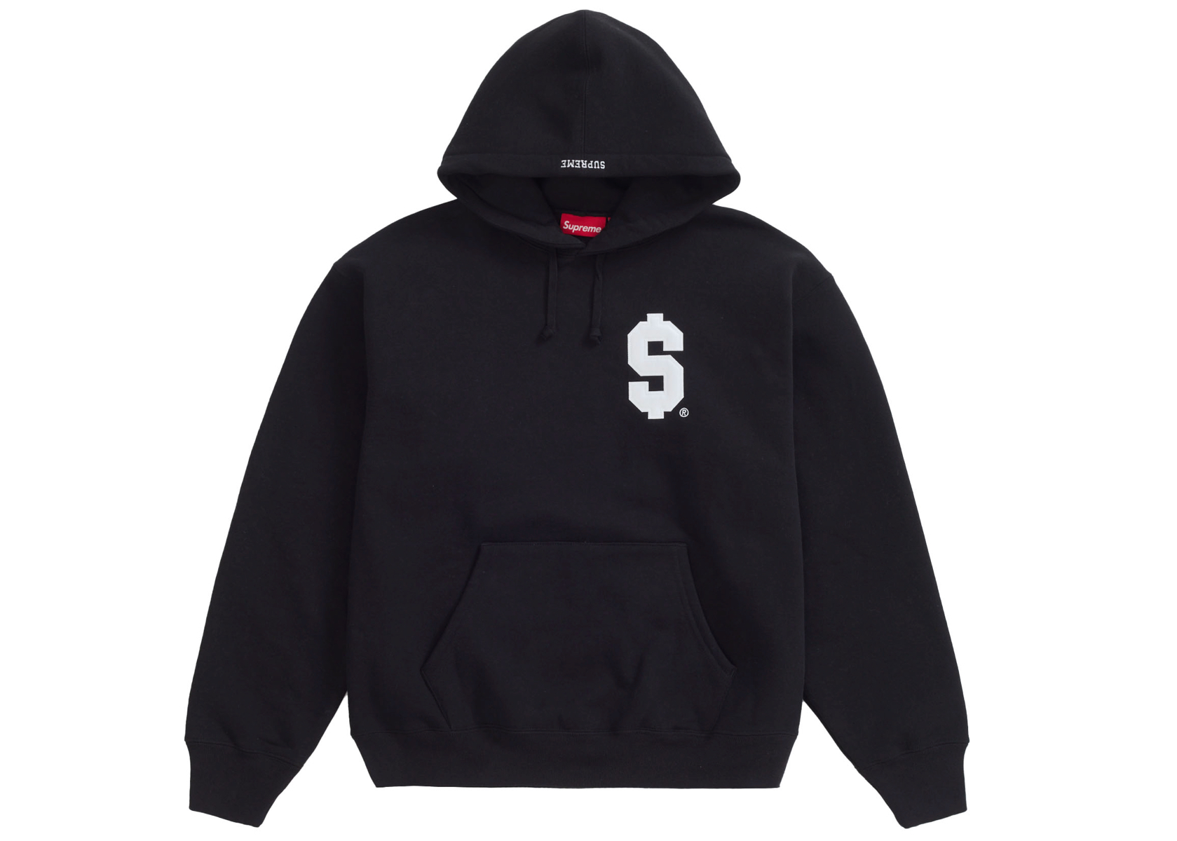 Supreme $ Hooded Sweatshirt Black Men's - SS24 - US