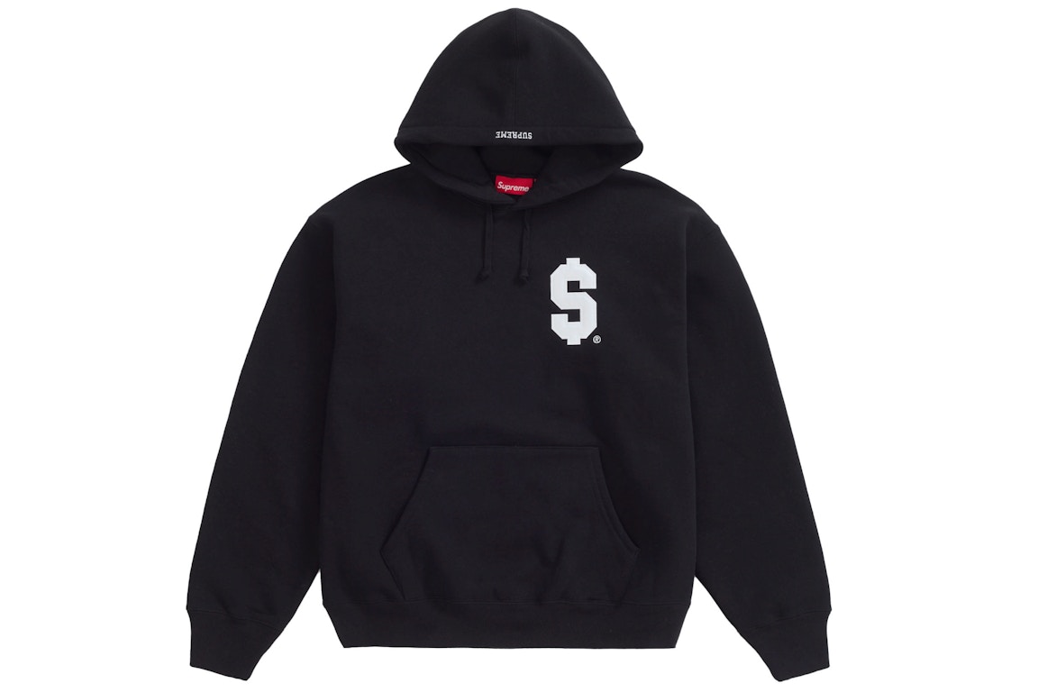 Click to view more detailed imagery on our partner's website Pre-owned Supreme $ Hooded Sweatshirt Black