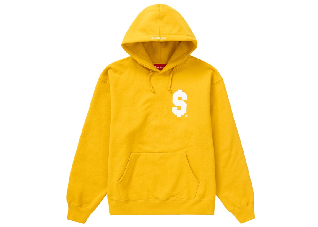 Pre-owned Supreme $ Hooded Sweatshirt Gold