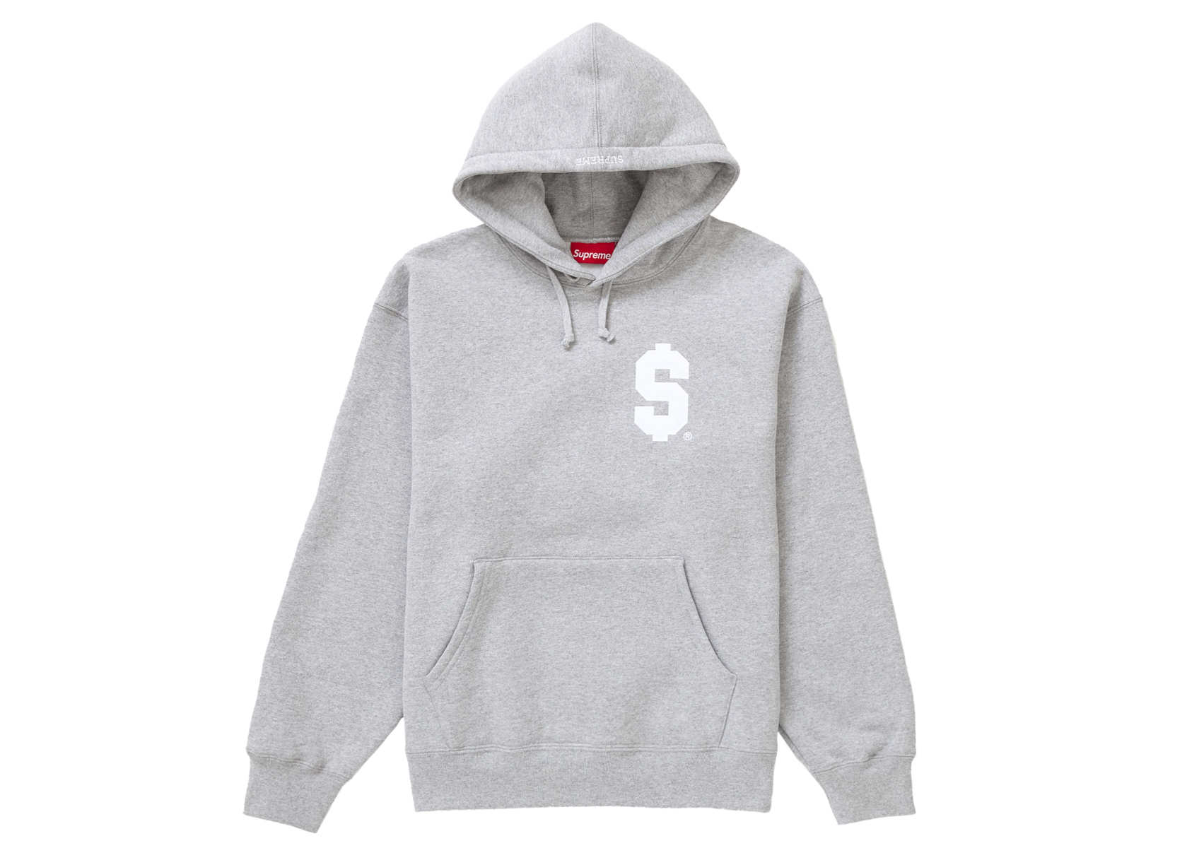 Supreme $ Hooded Sweatshirt Heather Grey Men's - SS24 - US