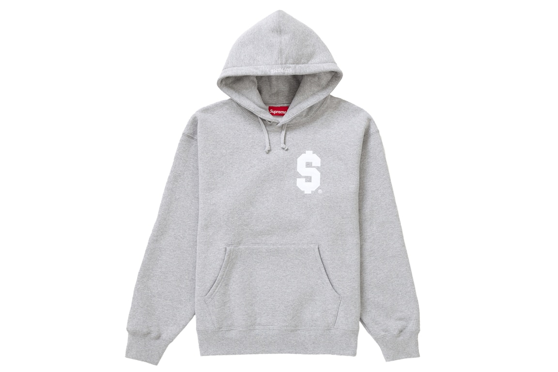 Click to view more detailed imagery on our partner's website Pre-owned Supreme $ Hooded Sweatshirt Heather Grey